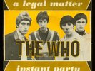 The Who: A Legal Matter - RARE Orig Italian 45 w/PS
