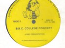 Simple Minds/The Specials BBC College Concert 1lp show