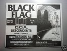 Black Flag d.o.a descendents pettibon original flyer 