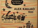 JIM FLORA alex kallao trio EVENING AT EMBERS lp