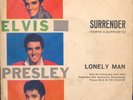 ELVIS PRESLEY - Surrender - ITALIAN prs. ps 45