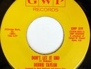 rare Soul 45 DEBBIE TAYLOR on GWP Listen