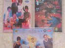 Rare THE B-52'S Set Of (3) 45RPM Rectangle PIC DISCS