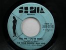 FOUR SONICS Tell Me You're Mine NORTHERN SOUL 45 HEAR