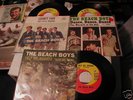 3 BEACH BOYS 45'S W/PIC SLEEVE