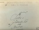 BACH 6 CELLO SUITES MIKLOS PERENYI HUNGAROTON 3 LP