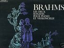 HENRI HONEGGER BRAHMS TWO CELLO SONATAS VALOIS STEREO