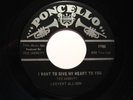 Northern Soul R&B 45 LEEVERT ALLISON on PONCELLO HEAR