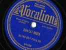 blind boy fuller - tom cat blues - vocalion - blues 78