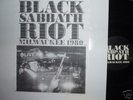 BLACK SABBATH RIOT MILWAUKEE 1980 LIVE ROCK LP