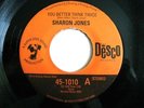 * SHARON JONES You Better Think RARE DESCO FUNK 45 Hear