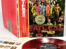 BEATLES SGT PEPPERS ORIGINAL RED WAX JAPAN RARE OBI