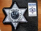 THE POLICE - MESSAGE IN A BOTTLE  BADGE SHAPED PIC DISC