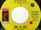 rare Soul 45 MEL & TIM that's the way i want to live