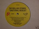 ROLLING STONES : Emotional Rescue 1980 Promo Disco 12