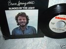 rare Springsteen Blinded by Light  picture sleeve DJ