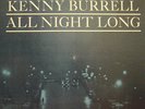 KENNY BURRELL All Night Long LP orig Prestige VG++