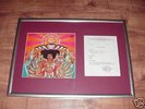 Framed Signed Jimi Hendrix (Axis Bold) all band mem COA