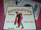 RIGOLETTO Boxd Stereo LONDON SUTHERLAND MacNeil NM 3 LP