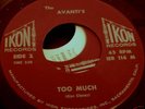Avantis 45, IKON rock n roll instrumental, Too Much M-