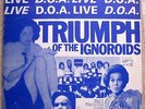 D.O.A. DOA Triumph Of The Ignoids Record Punk Blue Rare