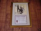 Framed signed album Fleetwood Mac all band members COA
