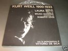 KURT WEILL LP CANTATO DA LAURA BETTI MADERNA/V.DE SICA