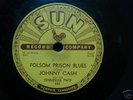 JOHNNY CASH 78 on SUN  Folsom Prison  CLICK TO  HEAR