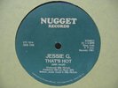 JESSIE G. That's Hot RARE DEEP DISCO/FUNK 12