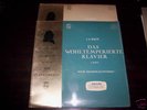ISOLDE AHLGRIMM / BACH : BAND I & II / 2 x 3 LP PHILIPS
