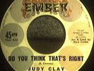 Judy Clay Soul Doo Wop 45 Do You Think Ember 1085