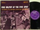 Eric Dolphy @ Five Spot Vol1 New Jazz Orig DG RVG VG++