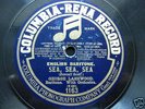 MUSIC HALL: GEORGE LASHWOOD 'SEA SEA SEA' 1909 COLUMBIA
