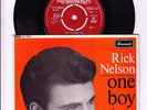 Rick Nelson - One Boy Too Late EP - Brunswick - OE 9502