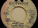 VICTOR BRADY Brown rain 45*PSYCH FUZZ FUNK BREAKS*HEAR