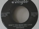 Antonio Don't You Want My Love Modern Soul 45 Waylo ???