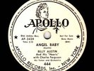 Billy Austin and his Hearts, Jump Blues Apollo Promo 78