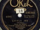 LOUIS ARMSTRONG ORCHESTRA ON OKEH 41501