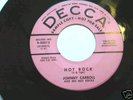 JOHNNY CARROLL His Hot Rock Pink DECCA Sample Promo 45