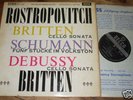 SXL 2298 Britten / Schumann / Debussy / Rostropovich WB