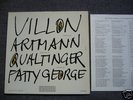 H. C. Artmann VILLON 1964 LP gerhard rühm nitsch fluxus