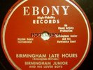 Ebony Records 78rpm Birmingham Junior & His Lover Boys