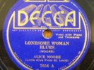 Alice Moore--Lonesome Woman Bls-Decca 7221 V/V+