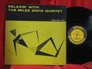 Miles Davis Quintet Relaxin With Prestige Lp Record '57