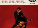 45T EP JOHNNY HALLYDAY  TU PARLES TROP   EPL 7824