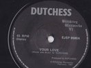 DUTCHESS YOUR LOVE RARE NWOBHM