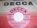 JOEY HEATHERTON - When You Call Me Baby (Decca Demo)