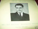 DINU LIPATTI /HIS LAST RECITAL /PART 1/BLUE 33CX /LP