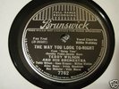 BILLIE HOLIDAY - BRUNSWICK 7762 - W/ TEDDY WILSON - M-