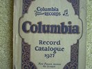 VINTAGE 1927 78 RPM COLUMBIA RECORD CATALOGUE 168 PAGES